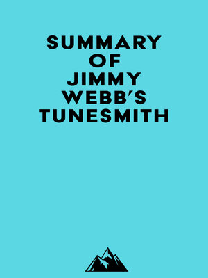 cover image of Summary of Jimmy Webb's Tunesmith